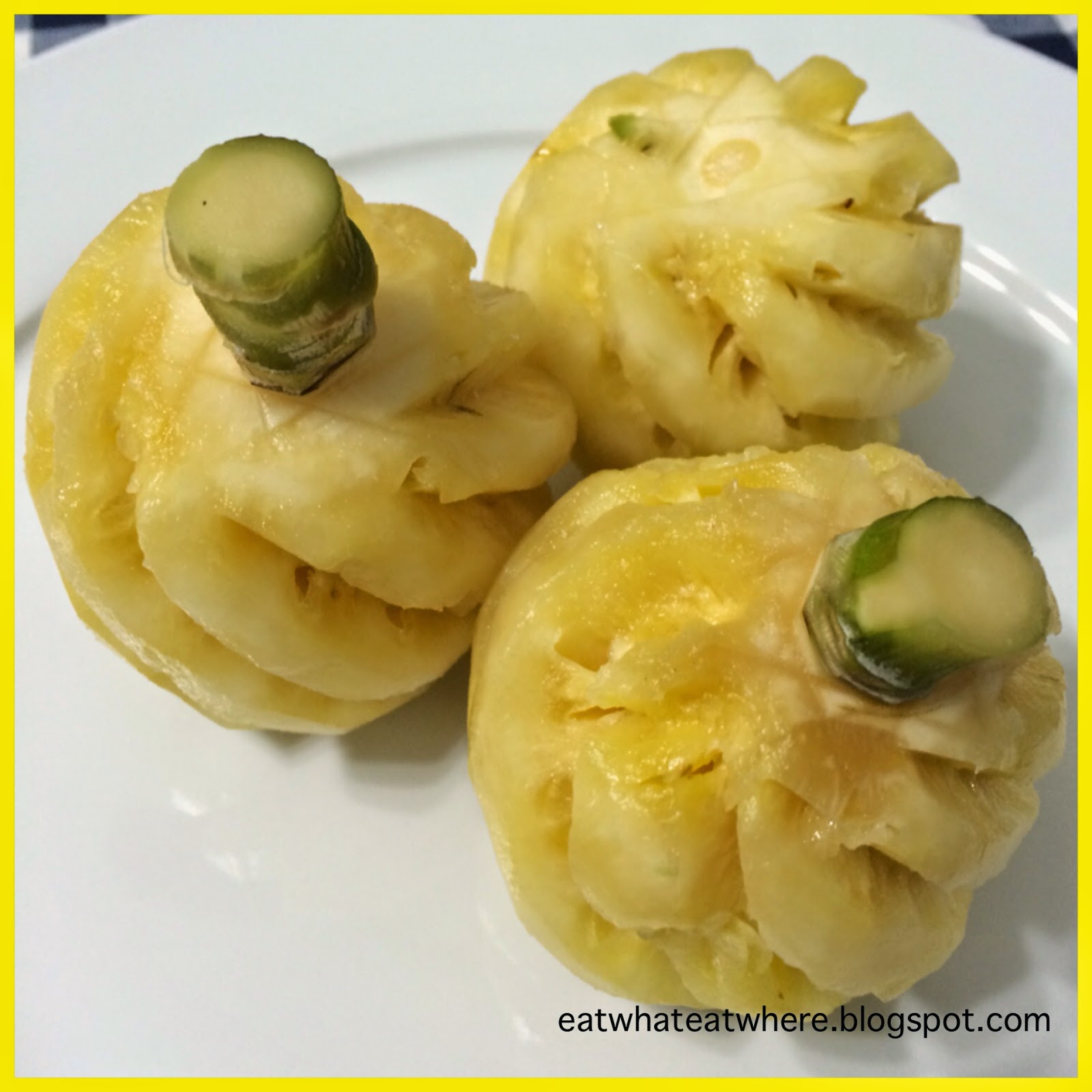 Eat what, Eat where? Just One Food Mini Pineapple